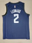 NBA 2 Leonard Los Angeles Clippers 23-24 city Maillot bleu brodé